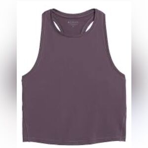 Athleta High Neck Racerback Tank Top in Purple Size XS